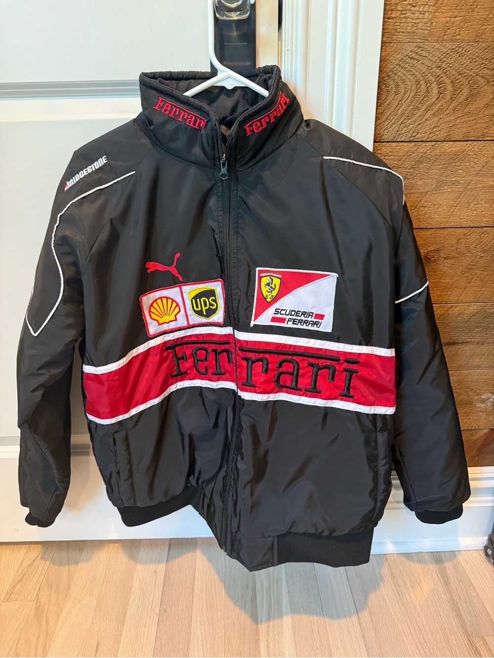 Ferrari Black & Red Racing Jacket size medium